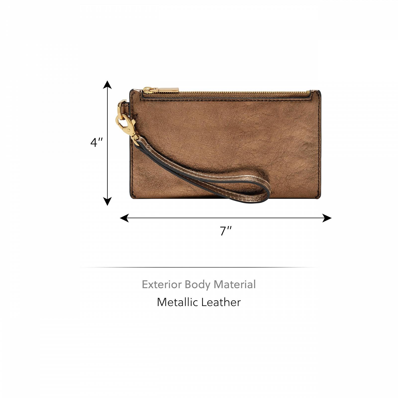 Гаманець Fossil Damen-Wristlet LiteHide-Leder SLG1557602, фото №4