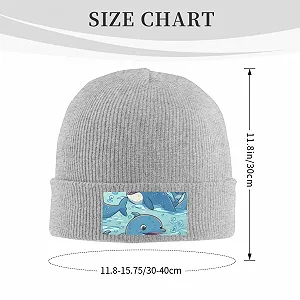 Шапка вязаная с милым узором дельфина для женщин зимняя теплая Slouchy цена на synthetic.ua - Фото 1 Шапка вязаная с милым узором дельфина для женщин зимняя теплая Slouchy synthetic.ua - Фото 1