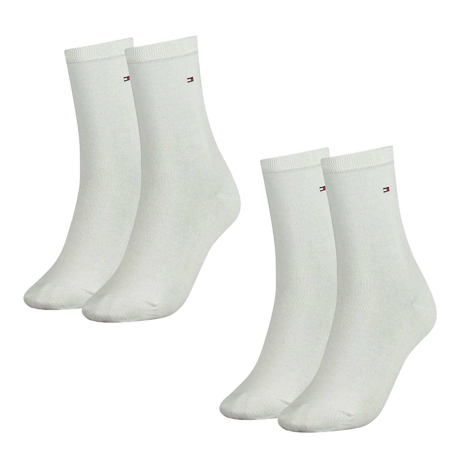 Носки Tommy Hilfiger Classic Женские, 4 пары (Белый, 35-38, Белый), фото №1