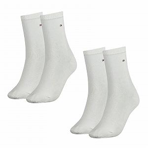 Носки Tommy Hilfiger Classic Женские, 4 пары (Белый, 35-38, Белый) - Фото 1