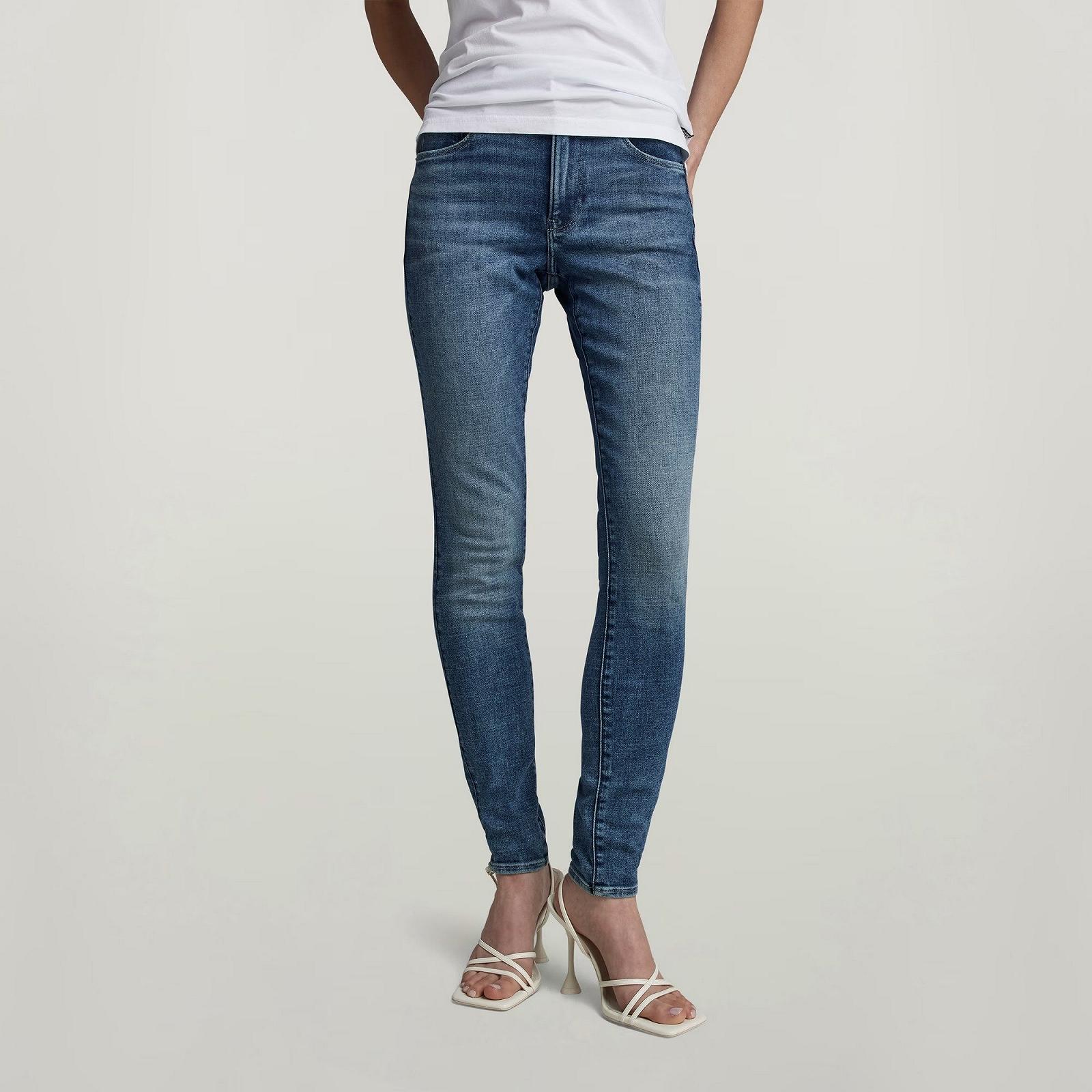 Женские джинсы G‑STAR RAW 3301 Skinny Faded Cascade - 27, фото №1