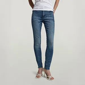 Женские джинсы G‑STAR RAW 3301 Skinny Faded Cascade - 27 - Фото 1