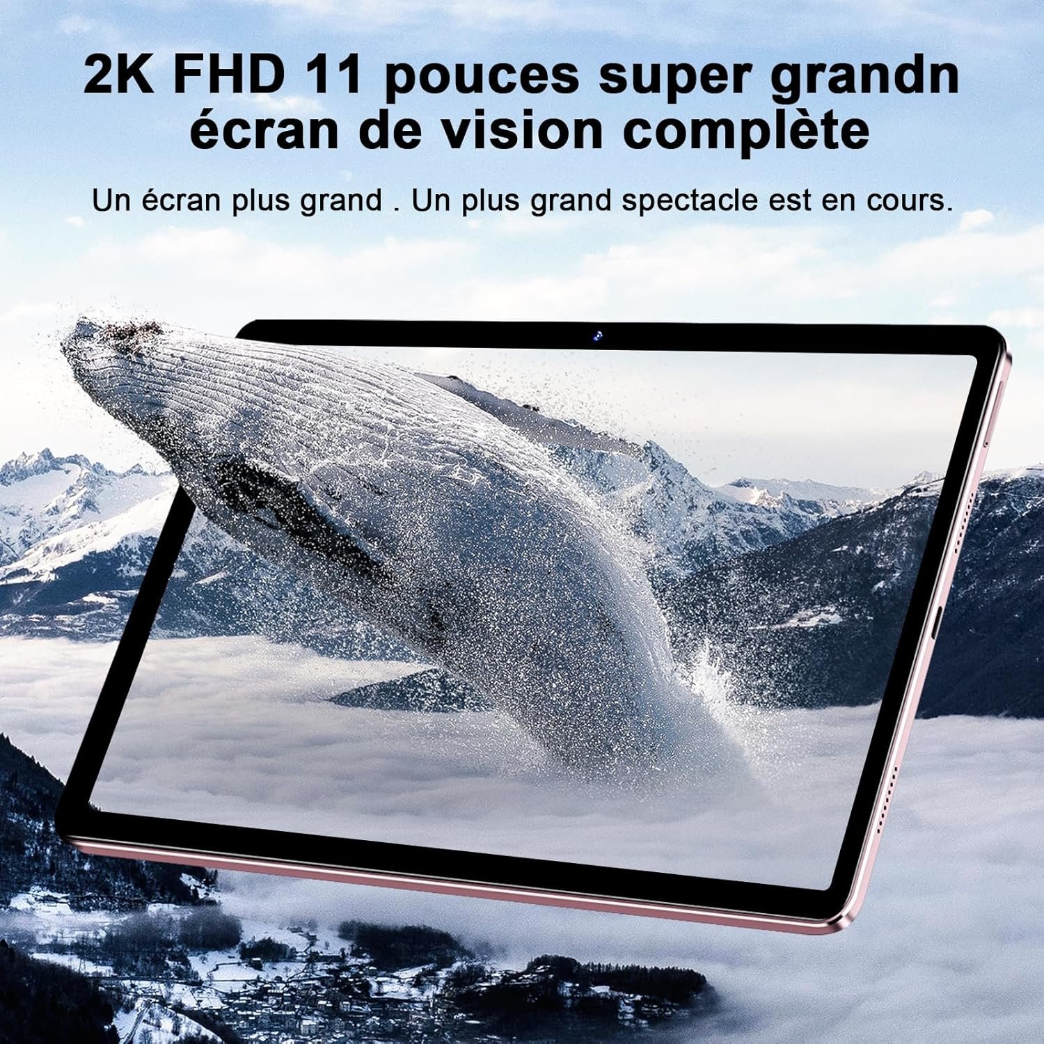 Планшет 11" WUXGA+ Aoswei X800 8+8/256Gb 8 ядер Android 13 8600 mAh Pink, фото №4