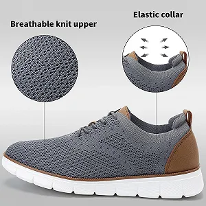 Кроссовки LEZTA Оксфорды для костюма, дышащие, сетчатые, спортивные, теннисные, для ходьбы, комфортные synthetic.ua - Фото 1