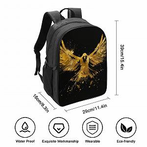 Рюкзак MXRMXR Eagle 3D для детей, большой, карманы, школьный ранец, подарки к школе, 40x28x16 см synthetic.ua - Фото 1
