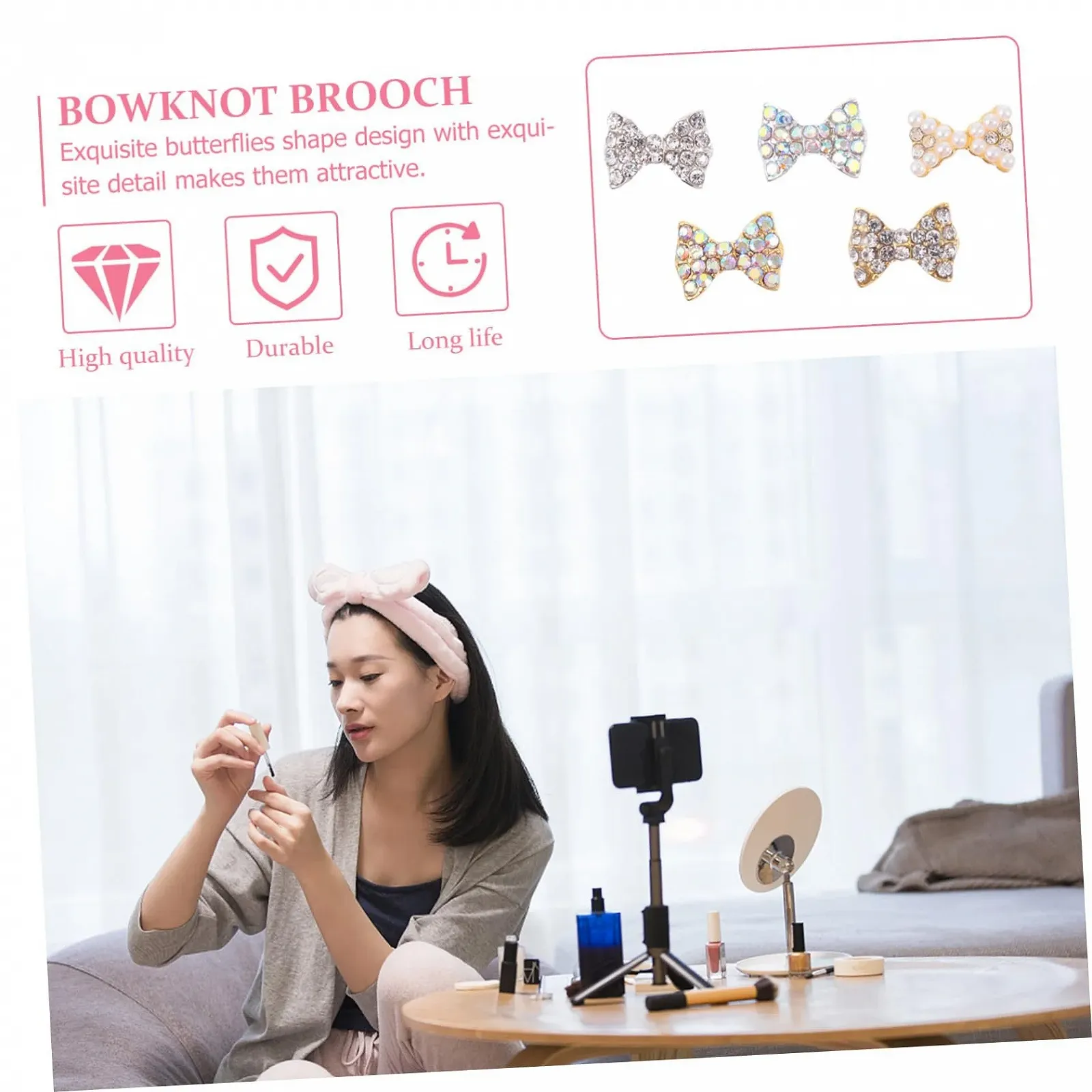 minkissy, 100 шт, металеві 3D, фото №8