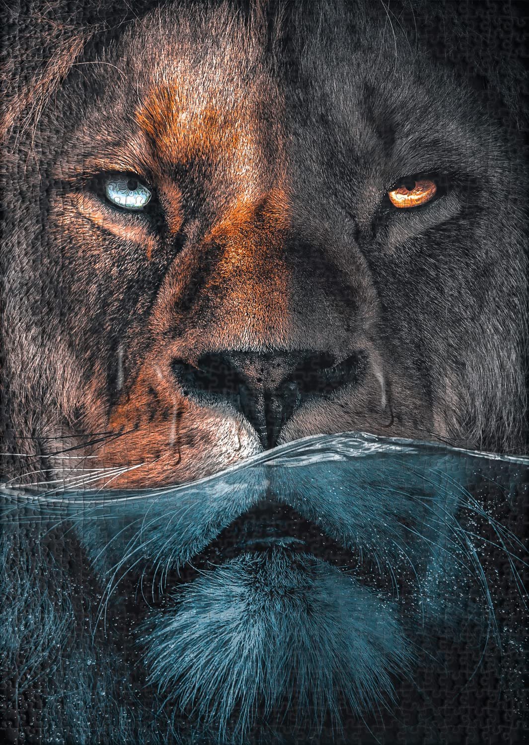 Пазл Ulmer Puzzleschmiede Fire & Water 1000 элементов Лев, фото №2