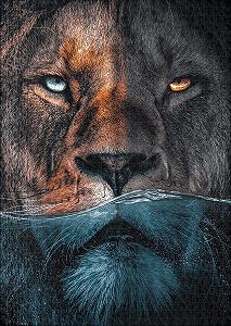 Пазл Ulmer Puzzleschmiede Fire & Water 1000 элементов Лев synthetic.ua - Фото 1