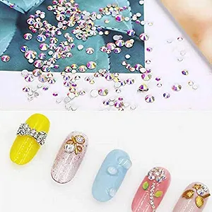 Стразы для ногтей Плоские Натуральные Искусственные Ногти 240шт/набор synthetic.ua - Фото 1