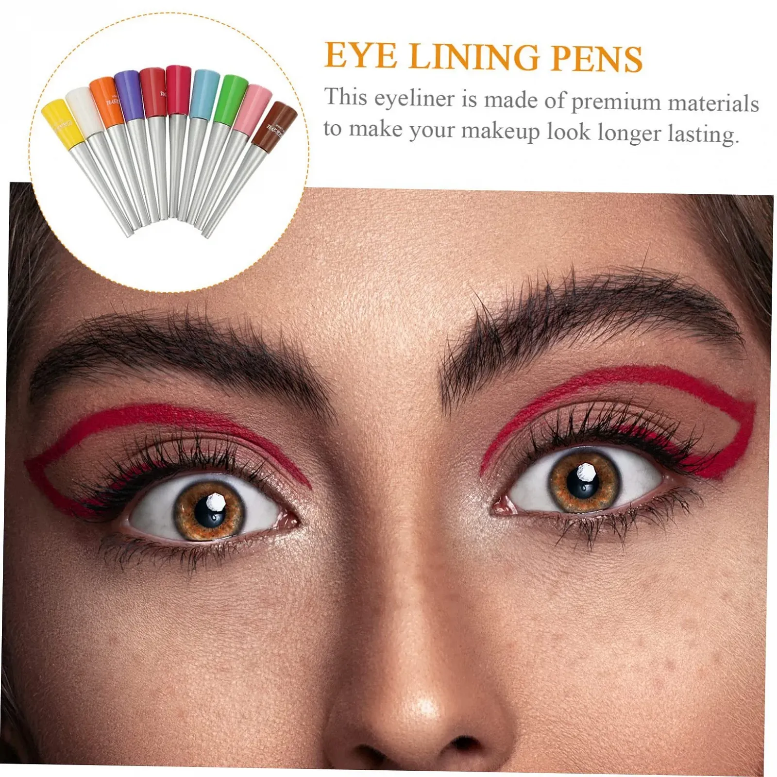 Підводка для очей TOVINANNA Кольорова рідка, ., фото №6