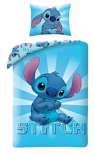Постільна білизна дитяча Halantex Disney Lilo & Stitch 140 x 200 см наволочка 70 x 90 см бавовна Oeko-Tex 100 - Фото 1