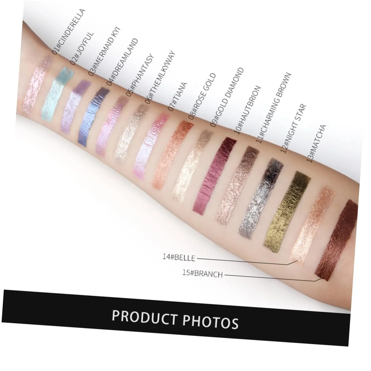 Тени для глаз Angoily Блестящая, фото №7