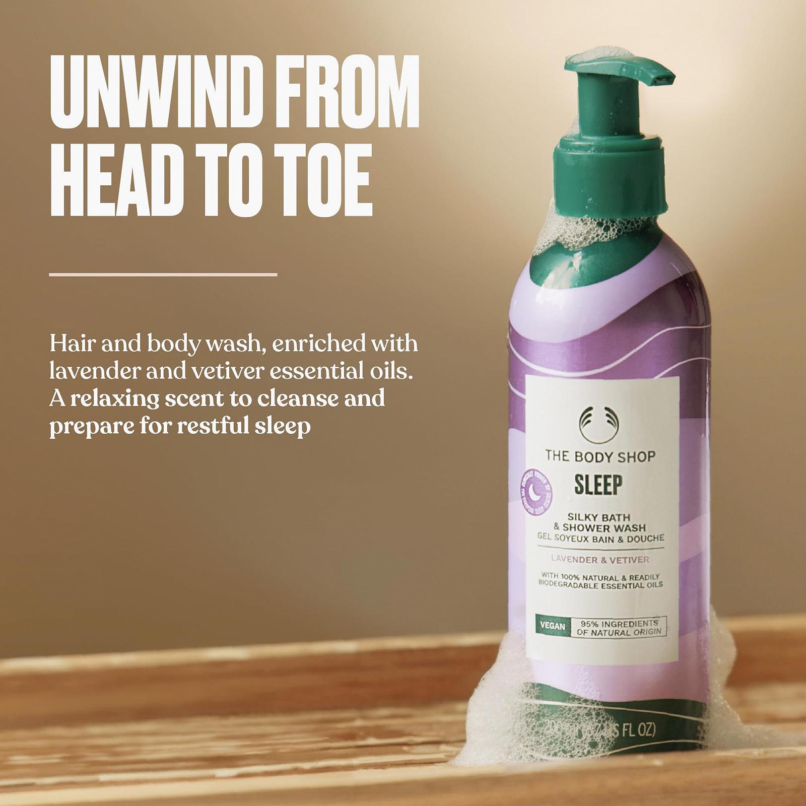 Гель для душу та шампунь THE BODY SHOP Sleep Relaxing 200 мл, фото №2