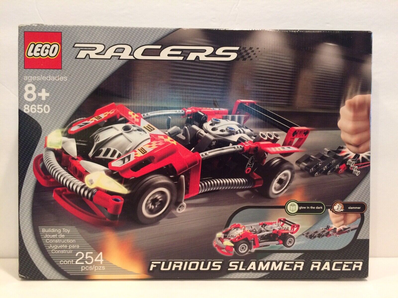 Конструктор Лего LEGO Racers 8650: гоночный автомобиль Furious Slammer, фото №1