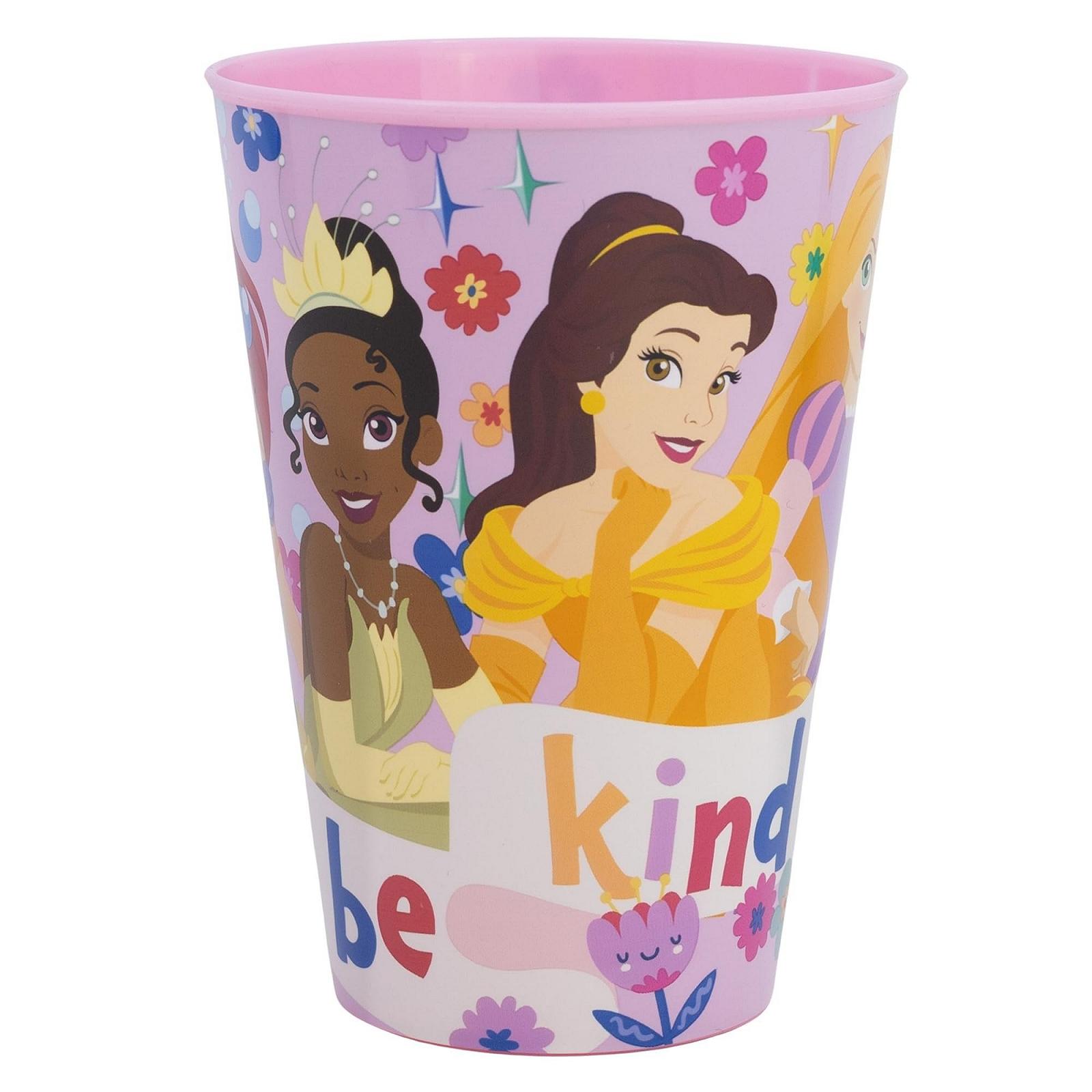 Багаторазовий дитячий пластиковий стакан Disney Princess 430 мл, фото №2