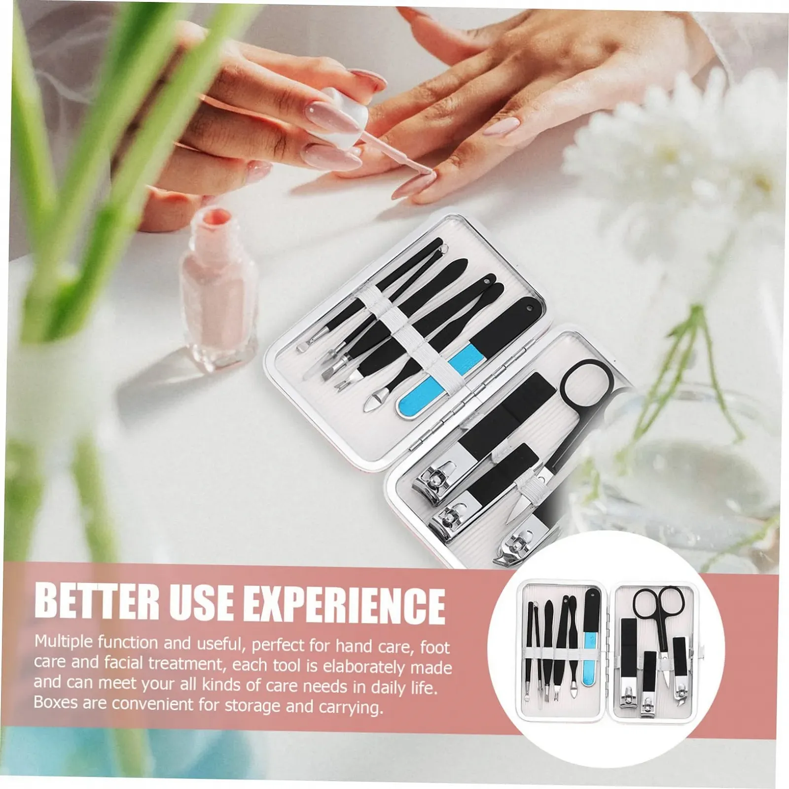 Набір для манікюру OATIPHO Reise, ергономічний дизайн, для професійного догляду за нігтями рук і ніг, фото №5 Набір для манікюру OATIPHO Reise, ергономічний дизайн, для професійного догляду за нігтями рук і ніг, фото №5