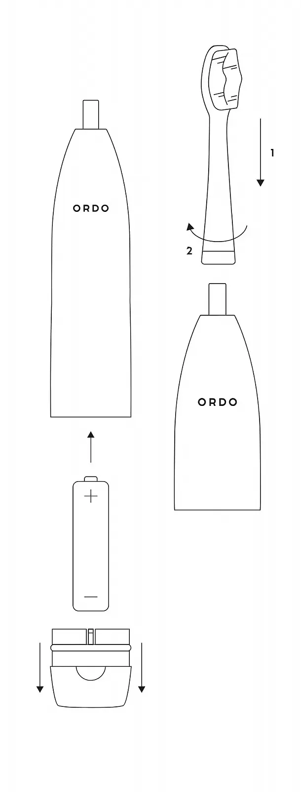 Электрическая звуковая зубная щетка Ordo Squishmallows Wanda для детей 4+ лет с батарейкой в комплекте, фото №6