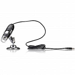 Цифровой Микроскоп Bresser USB 50x-1000x с диммируемой LED подсветкой, разрешением Full HD и штативом в комплекте - Фото 1