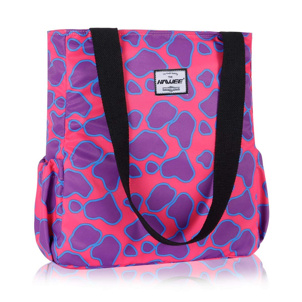 Сумка Hawee, жіноча, з блискавкою, повсякденна, велика, господарська, водонепроникна, рожева, фото №3