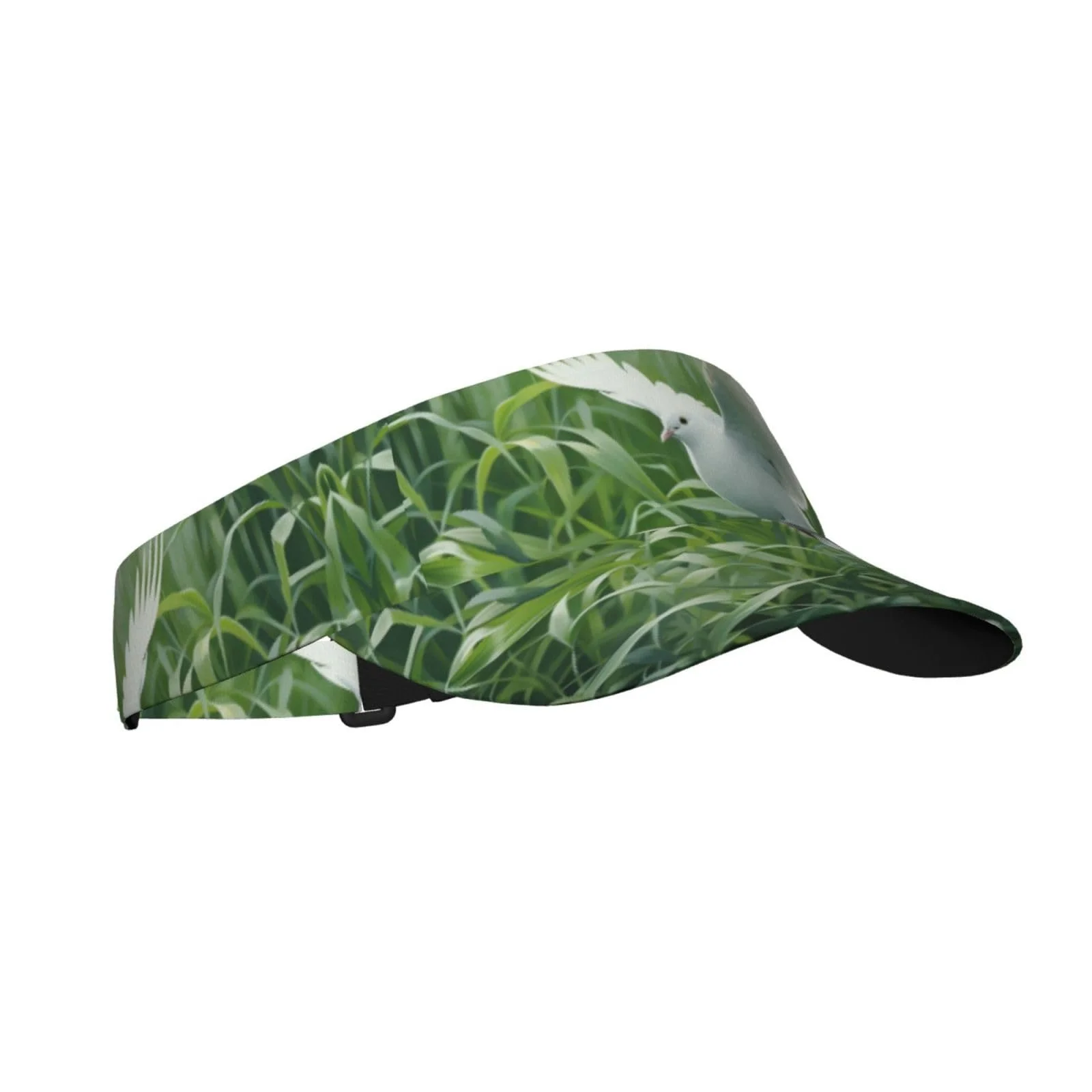 Бейсболка унисекс с принтом травы и голубей для тенниса и активного отдыха, фото №2