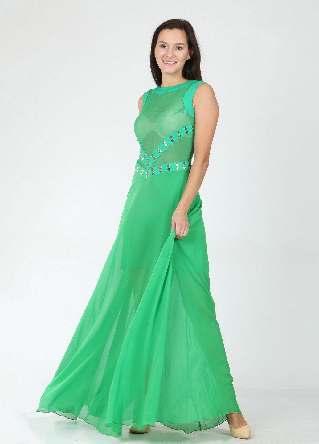 Платье Enna Levoni S 42 Салатовый (ND-13487-Lime green, фото №1