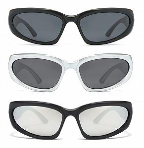 Спортивные очки Long Keeper Ретро Y2k UV400 synthetic.ua - Фото 1