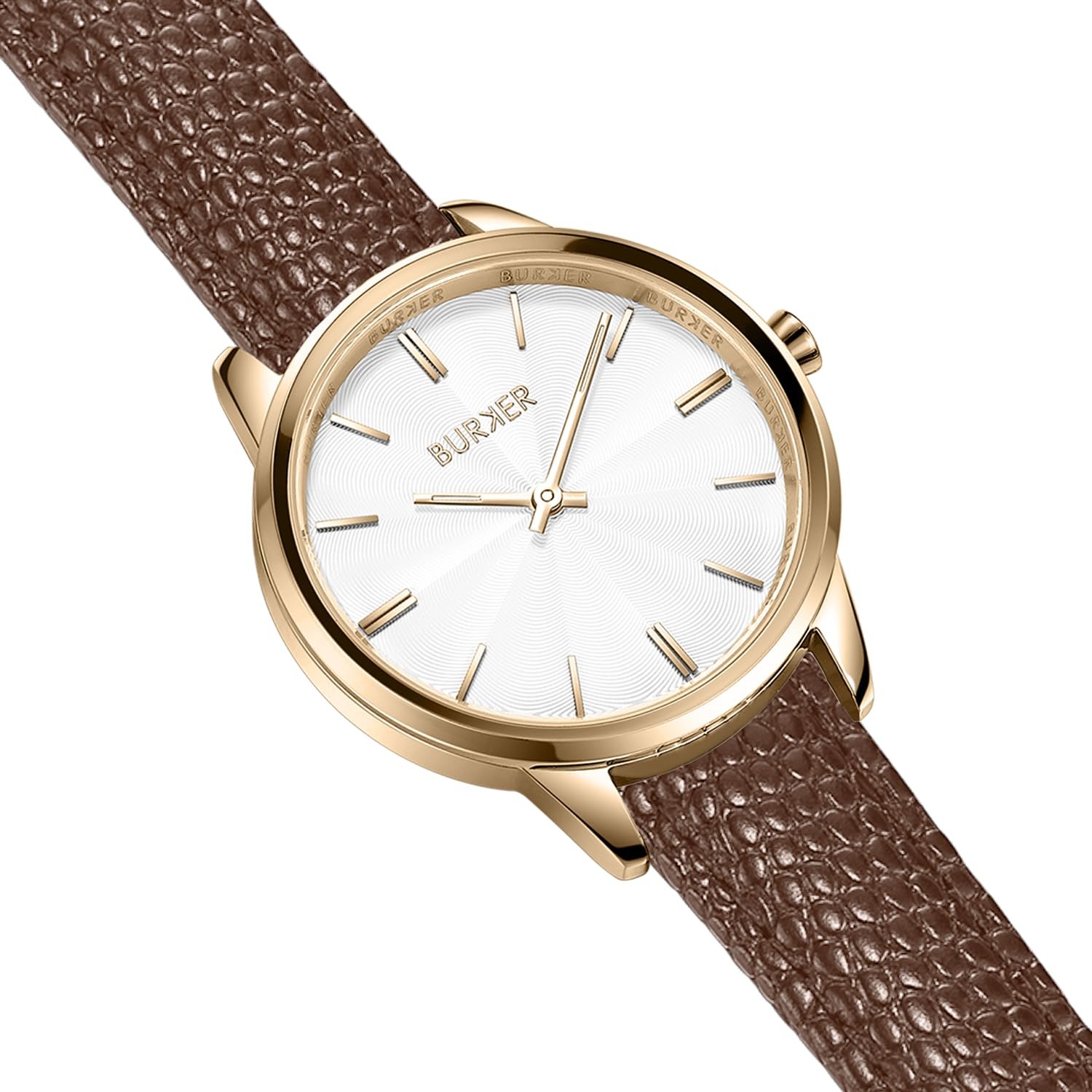 Женские часы BURKER Emily Кварцевые Аналоговые Водонепроницаемые 3 ATM 36 мм, фото №3