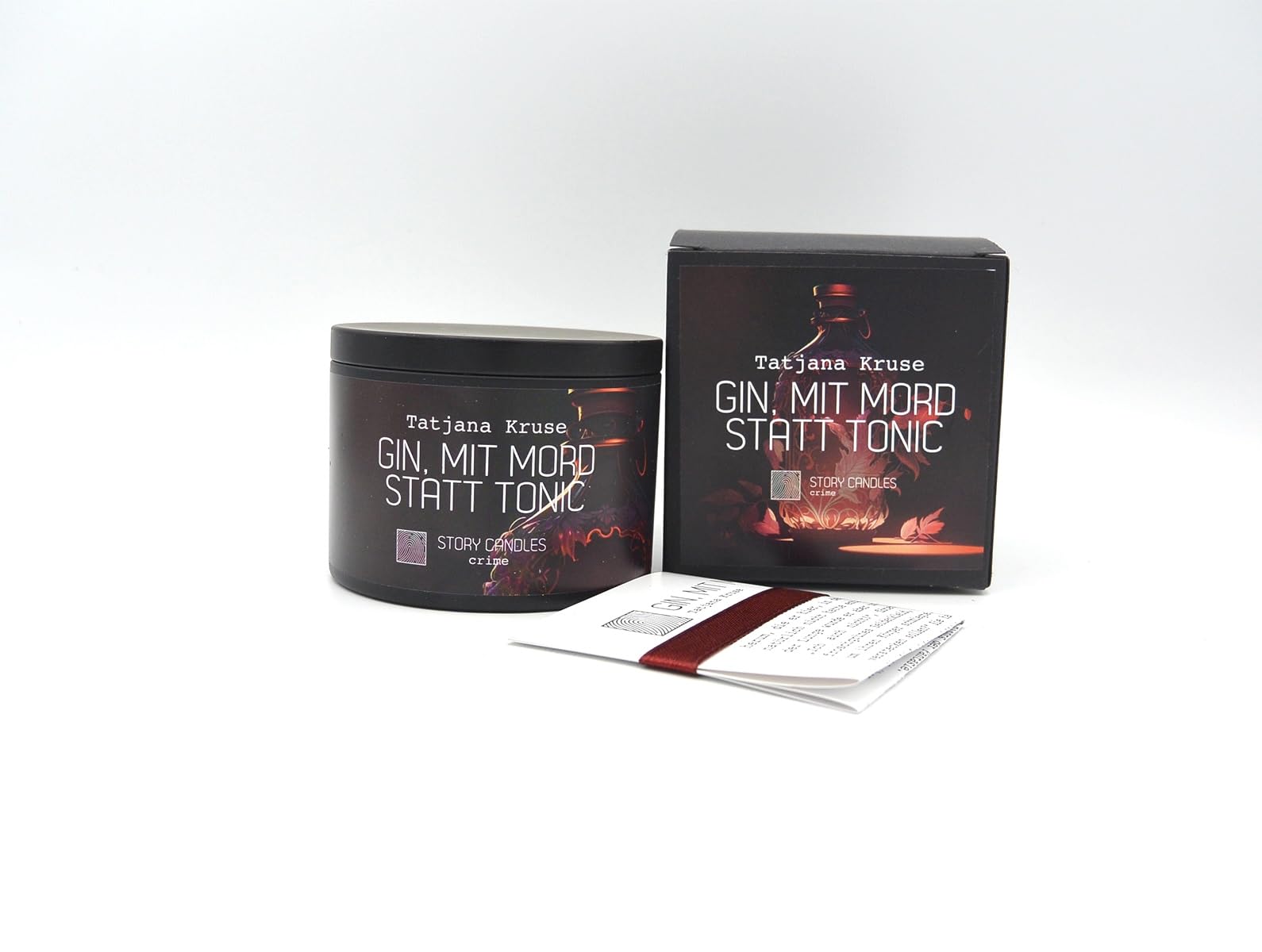 Свічка Story Crime Candles з історіями відомих авторів сюрприз подарунок новинка (Tatjana Kruse - Джин, з вбивством замість тоніка), фото №2 Свічка Story Crime Candles з історіями відомих авторів сюрприз подарунок новинка (Tatjana Kruse - Джин, з вбивством замість тоніка), фото №2