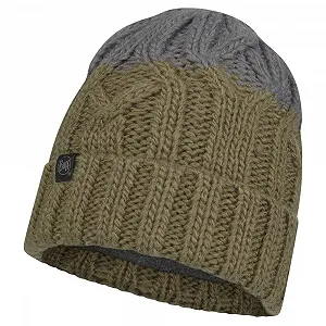 Шапка Buff Knitted & Fleece Band Hat Ganbat Junior Ganbat Bark - Фото 1
