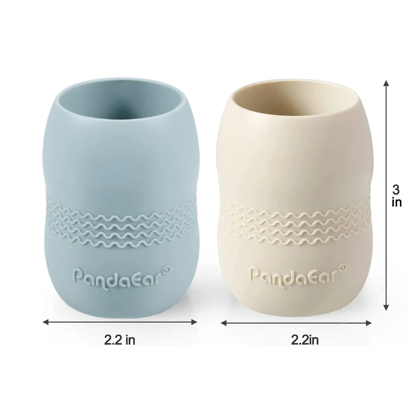 Набір дитячого посуду PandaEar з силікону з присосками, 2 тарілки дитячі з роздільниками + 2 миски для дитячої каші з присосками + 2 дитячі чашки з 2 дитячими ложками і 2 виделками, фото №5 Набір дитячого посуду PandaEar з силікону з присосками, 2 тарілки дитячі з роздільниками + 2 миски для дитячої каші з присосками + 2 дитячі чашки з 2 дитячими ложками і 2 виделками, фото №5