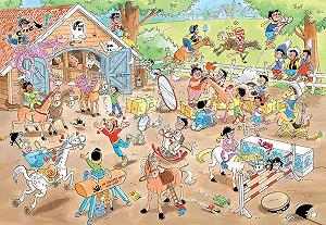 Пазл Jumbo Games Jan van Haasteren Junior Riding School 360 деталей synthetic.ua - Фото 1