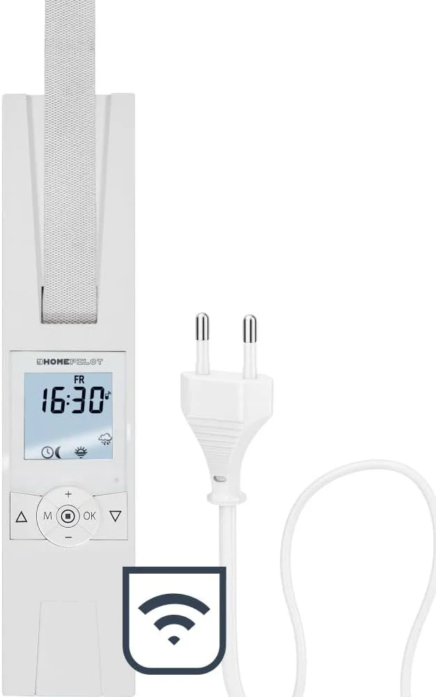 Намотувач стрічки для ролетів RolloTron Home Pilot / 45кг / 6 кв. м / Дисплей / Білий, фото №1 Намотувач стрічки для ролетів RolloTron Home Pilot / 45кг / 6 кв. м / Дисплей / Білий, фото №1