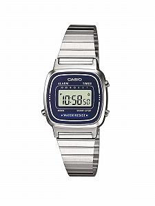 Жіночий годинник Цифровий Casio XS Collection LA670WEA-2EF, синій, Браслет - Фото 1