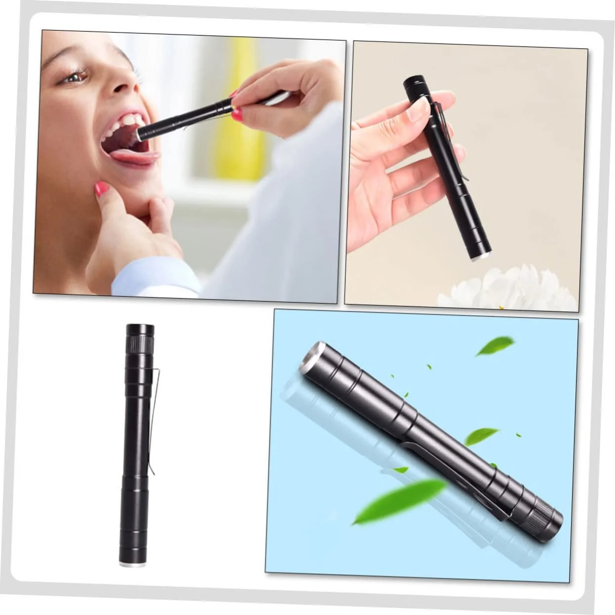 Ліхтарик ручка LED медичний для оглядів та обстежень багаторазовий малий та портативний з кліпсою нековзкий та зносостійкий, фото №8