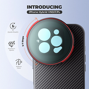 Светофильтр для смартфона Freewell 1/4 VNDXMIST 1-5 STOP True Color Sherpa Черный synthetic.ua - Фото 1