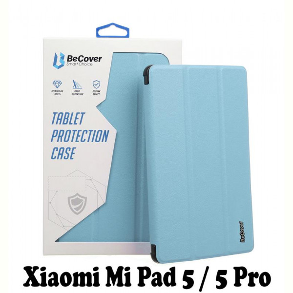 Чехол-книжка BeCover Smart для Xiaomi Mi Pad 5/5 Pro Blue 707579, фото №1