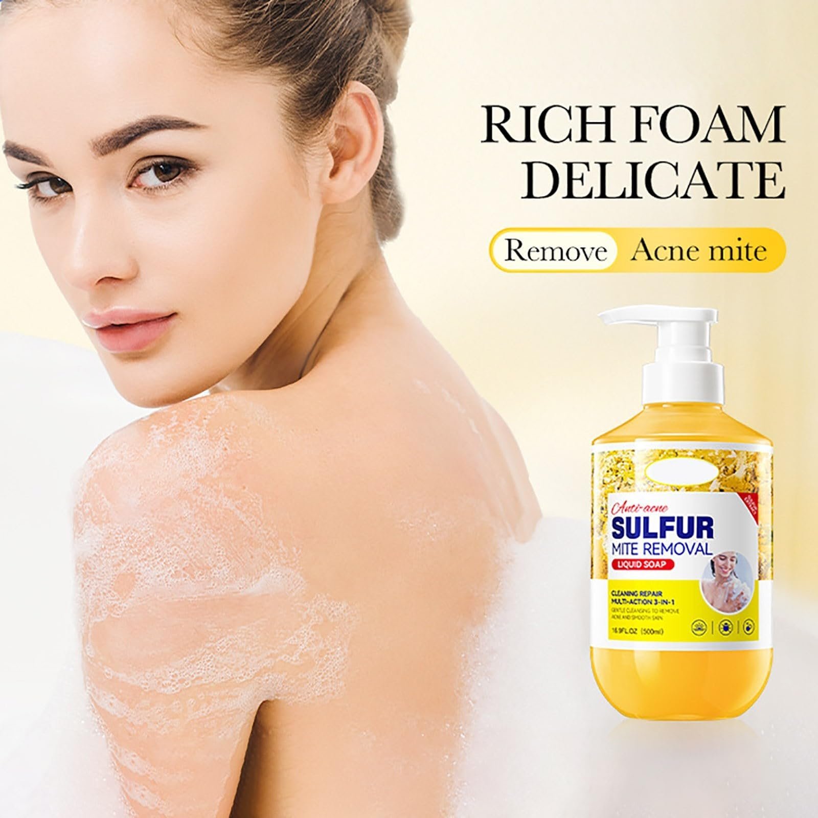 Сірчаний гель для душу Sulfur Multi-Action 500 мл, фото №2