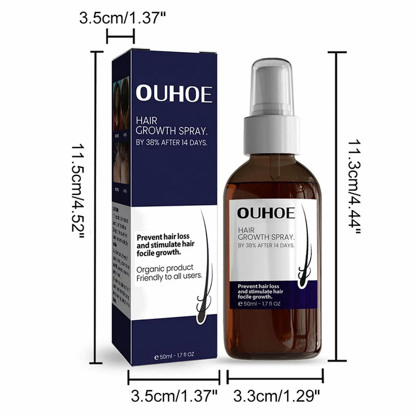 Спрей для волосся для жінок/чоловіків Balance для потовщення волосся 60 мл, фото №6