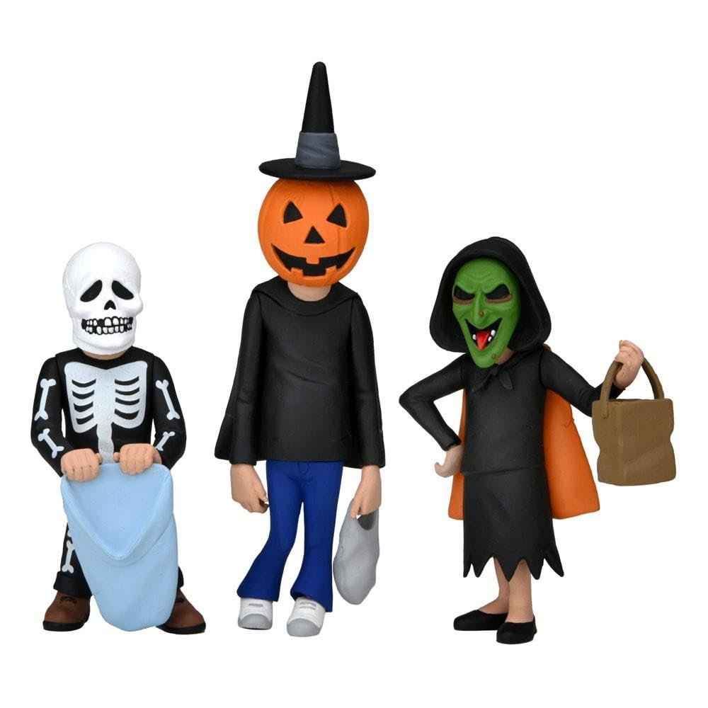 Фигурки NECA Toony Terrors Halloween 3 Trick Or Treaters 6, набор 3 шт., фото №1
