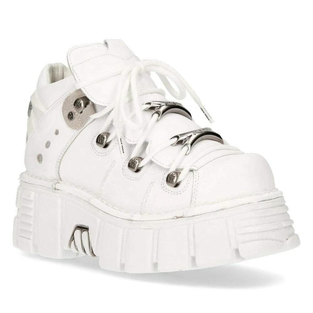 Ботинки New Rock 106N Унисекс Tower Кожаные Готические на платформе Панк, фото №1