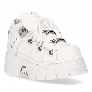 Ботинки New Rock Кожаные в стиле панк - Фото 1