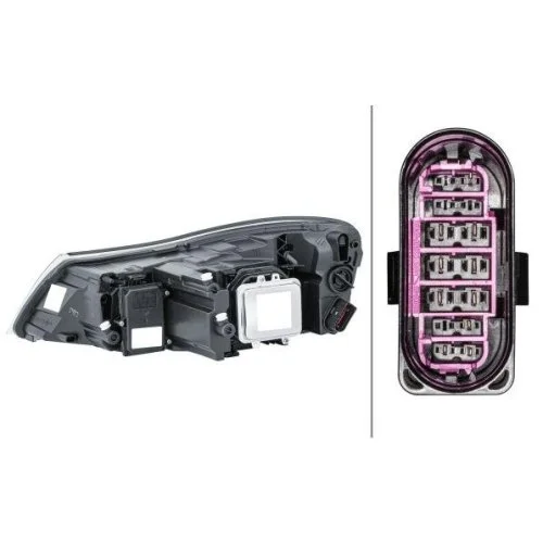 Фара основна HELLA 1ZL 247 052-321 для SKODA права, фото №2