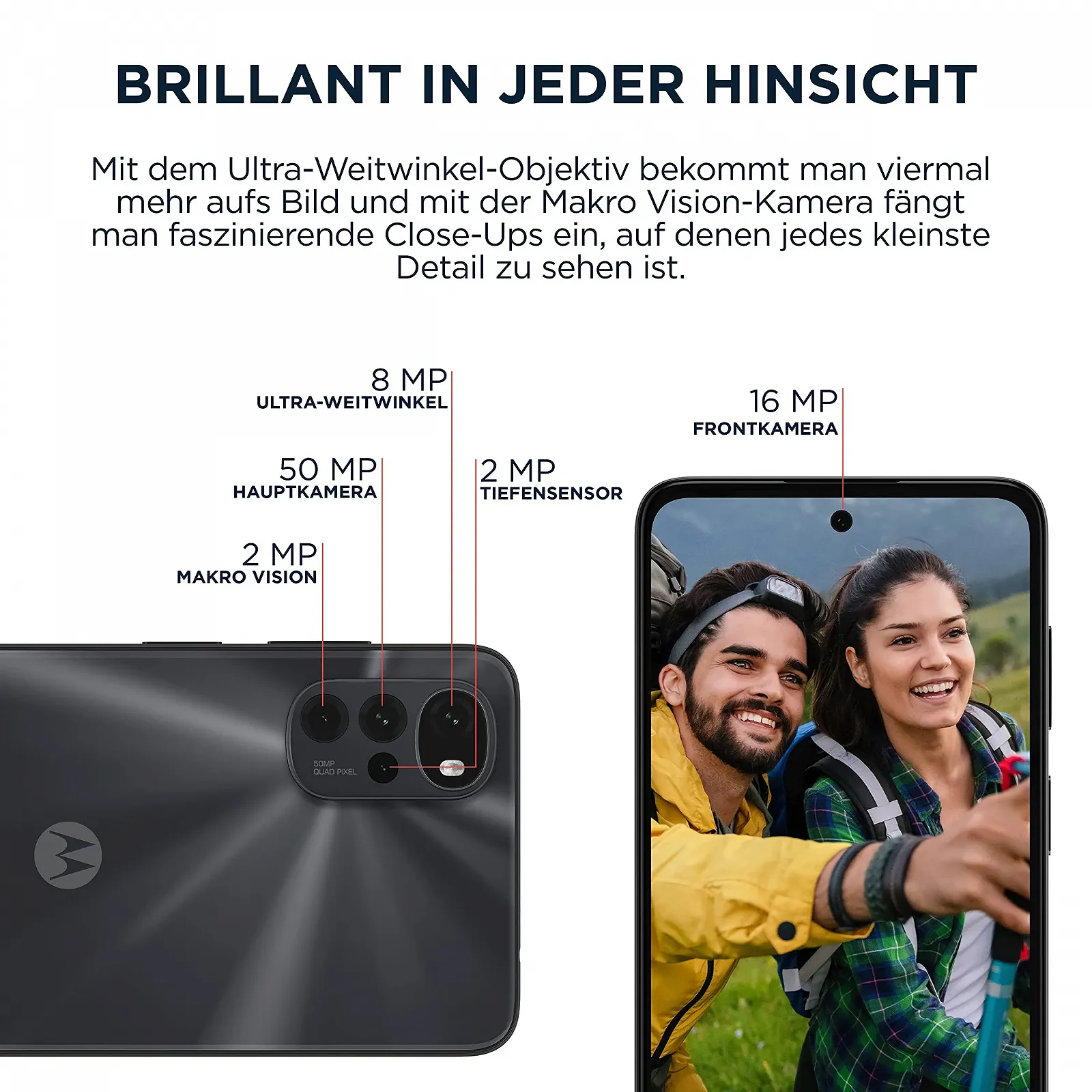 Смартфон Motorola Moto G22 6.5" HD+ 50MP 4/64GB 5000mAh Android 12 Cosmic Black з автомобільним адаптером, фото №3