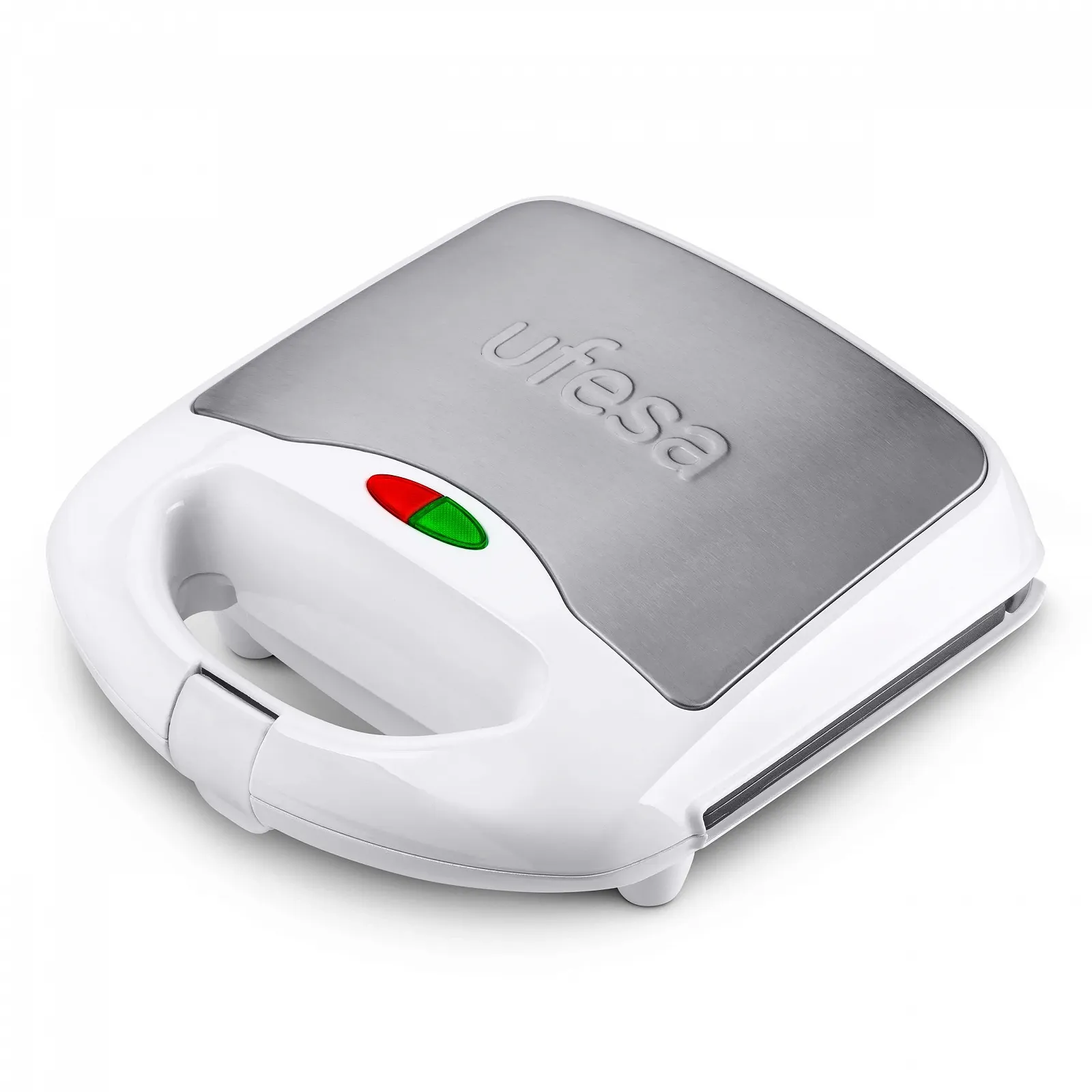 Сэндвичница Ufesa SW7862 750Вт, антипригарные пластины, Perfect Seal, 2 сэндвича, без BPA, белая, фото №2 Сэндвичница Ufesa SW7862 750Вт, антипригарные пластины, Perfect Seal, 2 сэндвича, без BPA, белая, фото №2