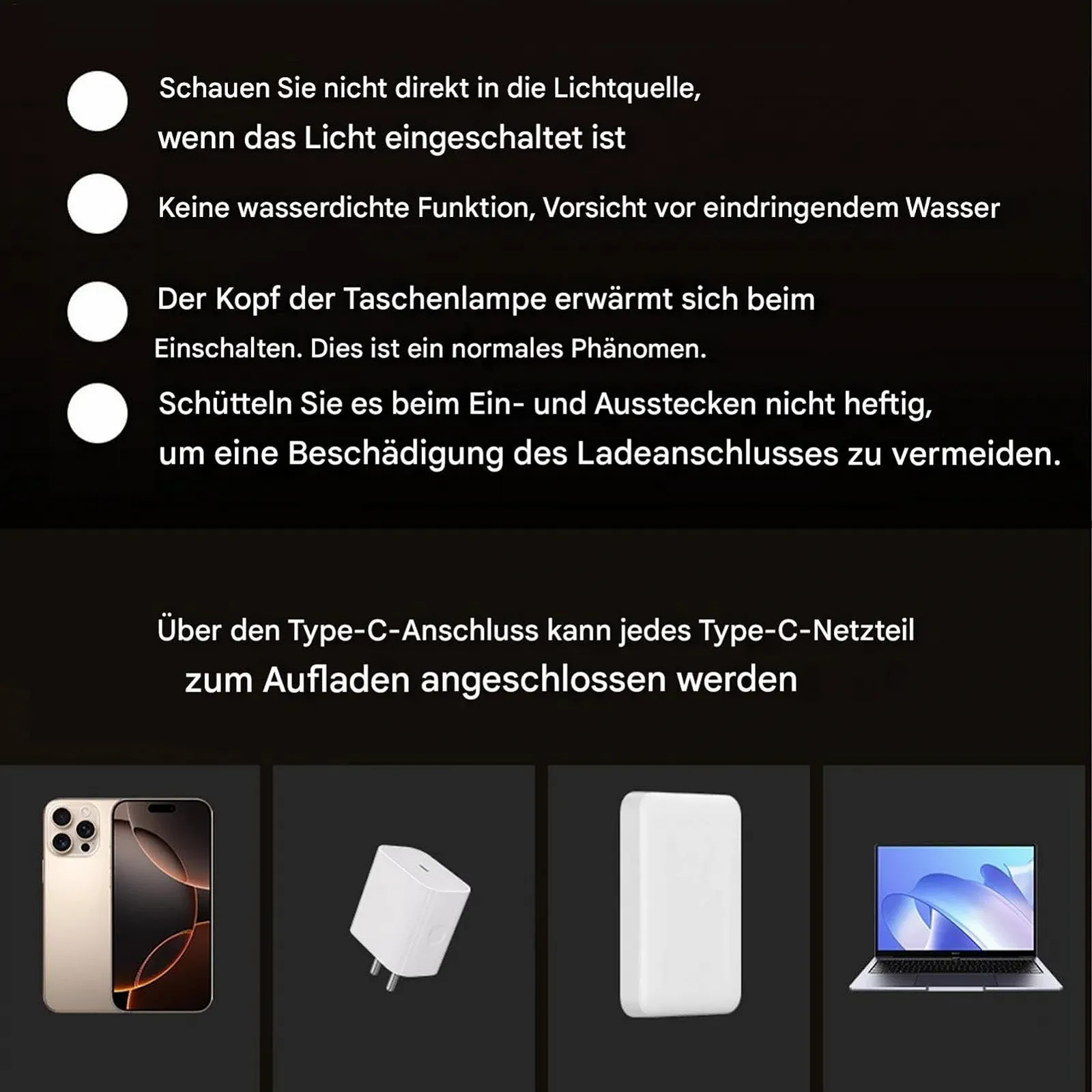 Фонарик Generisch Outdoor карманный портативный тактический 0.51 x 0.51 дюйма, фото №6