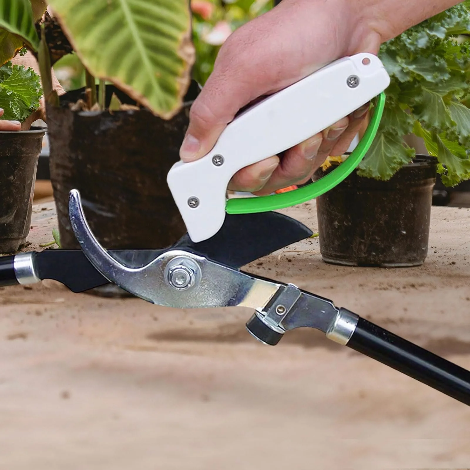 Набір точилок для ножів 2 шт. ручні з захистом пальців, фото №6