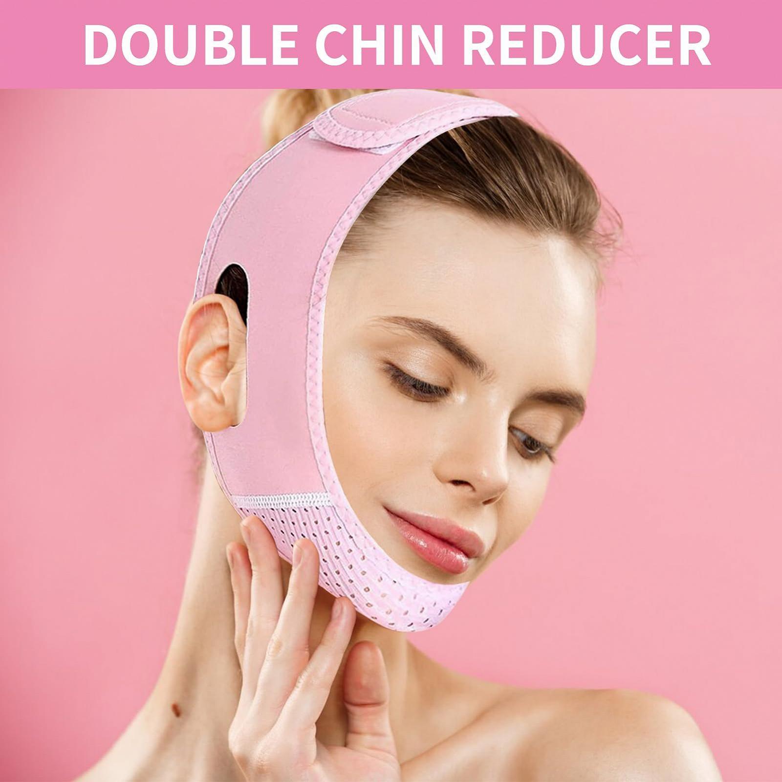 Маска для підтяжки підборіддя V Line, багаторазова стрічка для підтяжки щелепи, фото №3