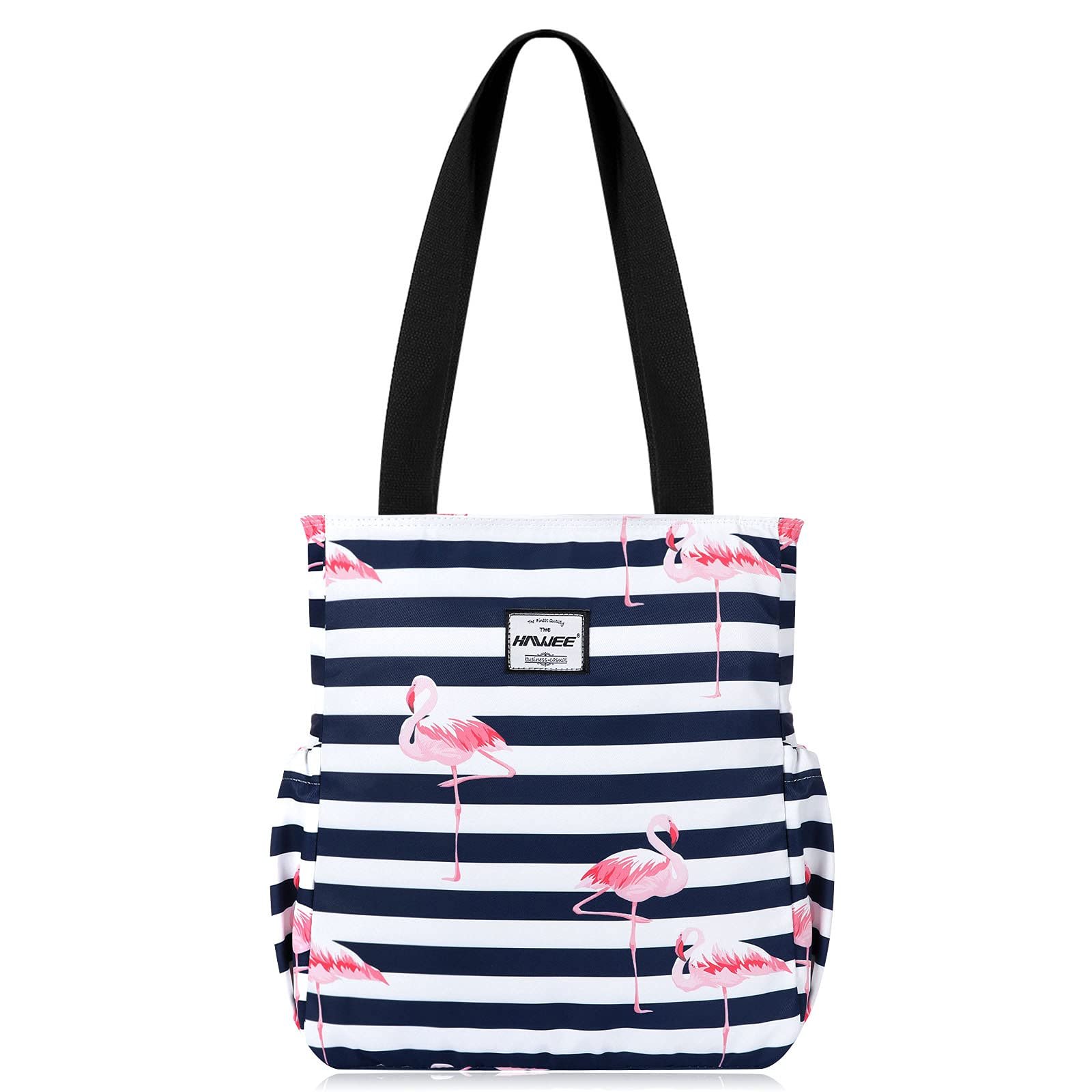 Сумка Hawee, жіноча, з блискавкою. Повсякденна, велика, водонепроникна. Для подорожей, роботи, школи, повсякденного життя, спортзалу, пляжу., фото №1