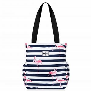 Сумка Hawee, жіноча, з блискавкою. Повсякденна, велика, водонепроникна. Для подорожей, роботи, школи, повсякденного життя, спортзалу, пляжу. - Фото 1