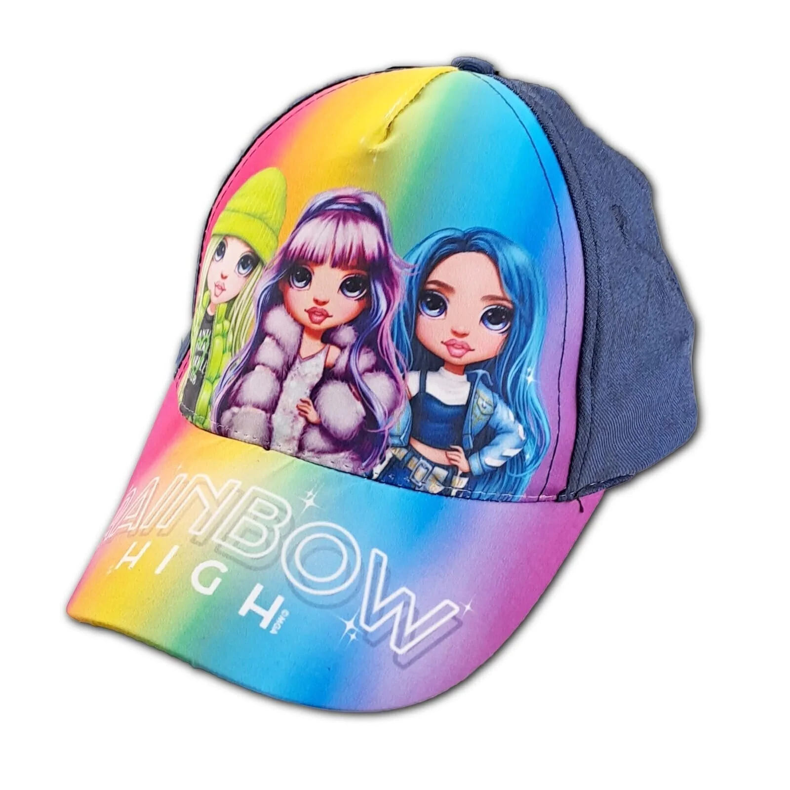 Бейсболка Rainbow High Fashion Dolls Motif 52-54 см із застібкою на липучці різнокольорова, фото №1